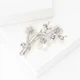 Брошь BROCHE бижутерия Цветы Сакуры серебристая BRBF115333 - изображение 3