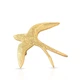 Брошь BROCHE бижутерия Птицы Ласточка золотистая BRBF115368 - изображение 1