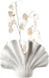 Wazon Homla Evania w kształcie muszli biały 20x11x16 cm (5906496729584) - obraz 6
