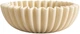 Миска декоративна Homla Aurea з променистим візерунком екрю 20x20x6,5 см (5906496765674) - зображення 1