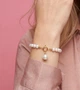 Жіночий браслет із перлів з підвіскою "Pearl Bracelet" Honey Fashion Accessories білий (120148) - изображение 1