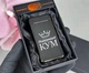 USB запальничка на зарядці та Газова з персональним гравіюванням, Чорна металева юсб з текстом подарунок. 33703B-3 (33) - зображення 1