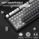 Ігрова механічна клавіатура ATTACK SHARK X85 Gradien black (Moonlit night) - зображення 7