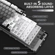 Ігрова механічна клавіатура ATTACK SHARK X85 Gradien black (Moonlit night) - зображення 8
