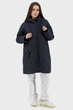 Жіноча стьобана куртка casual з капюшоном, синтепон, осінь-весна Snow Owl (чорний, 3XL), 117083, 116982 - изображение 1