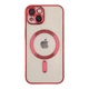Чохол TPU Metallic Full Camera with Magsafe для iPhone 14 Red - зображення 1