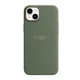 Чохол Silicone Case with MagSafe для iPhone 14 Olive - изображение 1