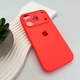 Чохол для смартфона Silicone Full Case AA Camera Protect for Apple iPhone 17 Pro 18,Peach (FullAAi17P-18) - изображение 4