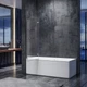 Шторки стеклянные на ванну Koer SR BS05-90x140-TR-01 прозрачное стекло Easy Clean 6мм, хром (KR5372) - изображение 9
