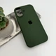 Чохол для смартфона Silicone Full Case AA Open Cam for Apple iPhone 17 31,Dark Green (FullOpeAAi17-31) - изображение 4