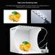 Лайтбокс 20 см 2 лампы 3 5W 5500K USB PVC для предметной съемки Puluz PU5022 с 6 фонами - изображение 7