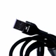 Кабель для заряджання 3 в 1 microUSB Type-C Lightning підтримка швидкого заряджання чорний - зображення 3