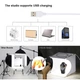 Лайтбокс Puluz PU5030 30 см кольцевая лампа 128 светодиодов 1-10W USB 6 фонов белый - изображение 4