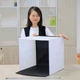 Лайтбокс 40х40 см 5 фонов USB для предметной съемки Puluz PU5140 белый - изображение 5