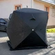 Палатка зимняя утепленная Куб 210х210х210см для рыболова и кемпинга Черная - изображение 3