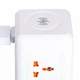 Сетевой фильтр удлинитель 2.8 м 6 розеток 2 USB 1 Type-C беспроводная зарядка белый ABS 2500 Вт - изображение 6
