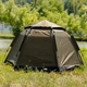 Автоматичний намет 3 місний 240×210×130см з тентом кемпінговий Camping Lugi колір Хакі - зображення 2