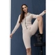 Шорты-велосипедки в рубчик с пушапом TotalFit HW146 L Светло-бежевый (60399021) - изображение 2