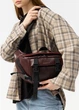 Жіноча сумка Sambag Tirso Max Бордовий 38х21 см (80411120) - зображення 3