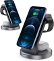 Док-станция для телефона часов и наушников No Brand 3в1 W11AP-23W Lightning Черный (2883923875) - изображение 4