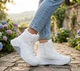 Ботинки женские No brand С393 зимние белые 37 24 см - изображение 7