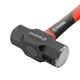 Кувалда, 2000 г, ручка из фибергласса INTERTOOL HT-0242 - изображение 5