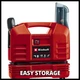 Компресор повітряний, Einhell TC-AC 190 OF Set (4020660) 1100 Вт, 190 л/хв, 8 бар, без ресивера, безмасляний, + пістолет, шланг і насадки - изображение 2