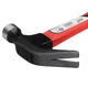 Столярний молоток 450 г, ручка з фібергласу INTERTOOL HT-0223 - зображення 5