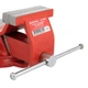 Тиски слесарные поворотные 100 мм эконом INTERTOOL HT-0080 - изображение 5