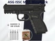 Пневматичний пістолет ASG ISSC M22. Blowback + 5 балончиків + 500 кульок - зображення 1