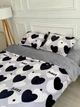Постільна білизна плюшева Серця, євро розмір, наволочки 50х70, плюш - зображення 4