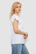 Футболка женская однотонная, цвет белый, L, 244R2300 - изображение 3