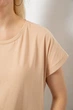 Футболка женская однотонная, цвет бежевый, XL, 244R2300 - изображение 5