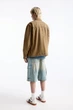 Джинсова куртка Pull & Bear синій-бежевий JZYWI872 S - зображення 3