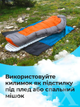 Коврик для пляжа и пикника Универсальный 200х210 Голубой Водонепроницаемый с колышками - изображение 5