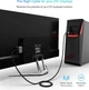 Кабель BlueRigger Type-C to DVI-D 4K@30Hz, 2K@60Hz, 1080P@60Hz, 4.5м black - зображення 8