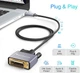 Кабель BlueRigger Type-C to DVI-D 4K@30Hz, 2K@60Hz, 1080P@60Hz, 4.5м black - зображення 10