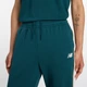 Женские бирюзовые спортивные брюки New Balance Interlock Pant 36 (S) (WB61Q2R4AAV) - изображение 5