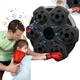 Боксерський настенный тренажер музыкальный с подсветкой и bluetooth Боксерская мишень Черная - изображение 7