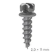 Міжкореневий мікроімплант PSM quattro BH міні 2.0x11mm sterile - изображение 1