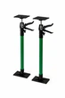 Комплект з 2 телескопічних монтажних стійок Helper HP-1038 50–115 см до 30 кг для гіпсокартону панелей та облицювання стін і стелі регульовані професійні монтажні опори 2 шт для дому будівництва ремонту третя рука для роботи - зображення 4
