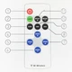 Контролер для LED стрічки з RF пультом —Міні-димер DC 5-24V для одноколірної стрічки, 10 рівнів яскравості та 8 динамічних режимів - зображення 4