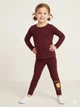 Лосини дитячі на дівчинку Disney Wish 98-104р Бордовий (1366) - зображення 1