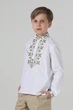 Дитяча вишиванка для хлопчика Квіти життя Folk Moda 122 Білий (kvti-zhittq-zelenij-310611171) - изображение 2