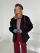 Жіноче класичне напівпальто AVA на ґудзиках Milirud ONESIZE Темно-синій (648-509-ONESIZE) - изображение 1