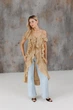 Блузка з воланами довга ART KNIT карамель, M 044126 - зображення 3