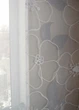 Комплект панельных шторок до пола Lumelle Flowers карниз 250см белые (21_6т) - изображение 3