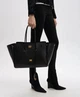 Сумка кожаная с логотипом Balenciaga Тоут Bel Air Carry All Черный - изображение 6