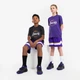 Баскетбольні кросівки Fast 900 дитячі низькі NBA Lakers чорні - EU38 - изображение 2