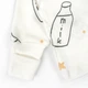 Комплект для новонароджених milk шапочка Dexter`s сорочка повзуни 56 см молочный - зображення 4